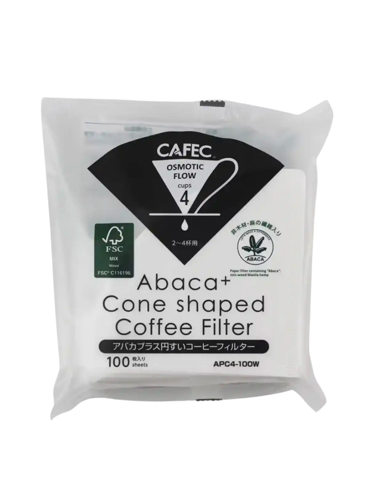 Abaca+ paper filters for V60